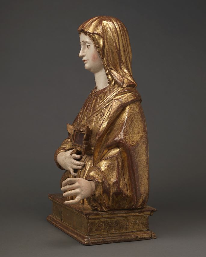 A Reliquary Bust Female Saint | MasterArt